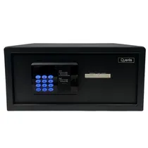 Cofre Electrónico Digital Quanta QTCFN28 28L/Pilha AA - Preto
