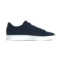 Tenis Puma Masculino Smash V2 Buck Azul 365160-15