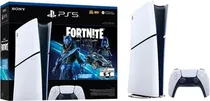 Console Sony Playstation 5 Slim 8K 1TB Digital Fortnite Cobalt Star Bundle (Caixa Feia)