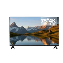 TV Ecogreen 75 Qled 4K Uhd Wi-Fi Smart Bluetooth USB Bi-Volt TV Digital Android