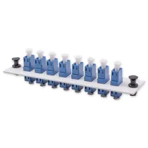 Adaptador de Fibra Optica Lanpro SM Simplex LC (Simplex-LC-Upc-SM) com 8 Peças - Azul