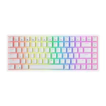 Teclado Royal Mecanico RK84 RGB s/f White SW Brown Switch Brown