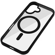 Capinha para iPhone 17 Magsafe - Transparente/Preto