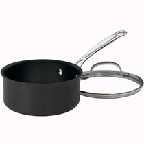 Panela com Tampa Cuisinart 619-16 Anodizada 1.5L - Preta