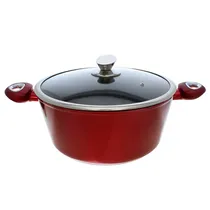 Panela c/Tampa Mármore Vermelho 6.3LT