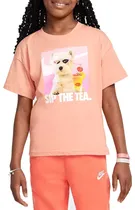 Camiseta Nike Kids HQ2337 844 - Feminina