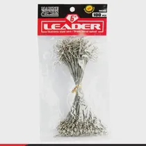 Marine Accesorios Leader 40LB 6" Acero Inoxidable 6" - 15 CM Nickel