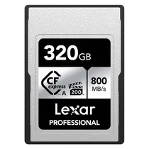 Cartão de Memoria SD Cfexpress Lexar Professional Tipo A 800 MB/s-700 MB/s 320 GB