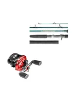 Marine Kit Carretila Firecast LH + Vara LA2-C601MH 1.83M 15-30LB