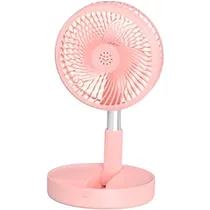 Ventilador Satélite A-F0822 Recarregável 8" - Rosa