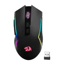 Mouse Gamer Redragon Trident M693-RGB - Sem Fio - Bluetooth - 8000 Dpi - 7 Botões - Recarregável - Preto