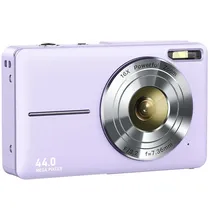 Câmera Fotográfica Jrki DC403 44MP Full HD de 2.4" - Roxo