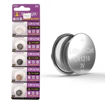 Pilha CR1216 Tianqiu 3V - PACK-5