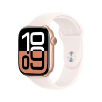 Apple Watch Series 10 42MM MWWJ3AM/ A / Rose Gold Alumínio / Pulseira Sport Band Tamanho M/ G