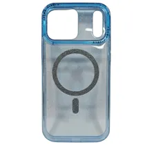 Capa Magnética Cisen para iPhone 17 Pro Max - Azul Brilhante