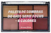 Palete Sombra Ayvanna Rêver Serie Focus 01 Raspberry Red - 1.5GX6 (6 Cores)