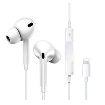 Fone de Ouvido com Fio 8 Pin Headset High Fidelity JH-4A Lightning - Branco