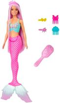 Boneca Barbie Sereia Cabelo Longo Mattel - HRP99