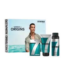 Perfume Cristisno Ronaldo CR7 Origins Kit Edt Masculino Contiene 3 - 100ML/150ML/150ML
