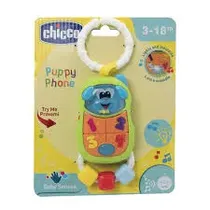 Chicco Juguetes Puppy Teléfono de Paseo 6 A 18 Meses Multicolor