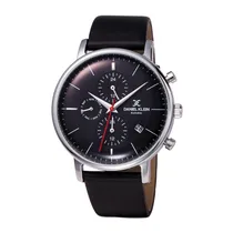 Relógio Analógico Masculino Daniel Klein Exclusive DK12000-1 - Preto/Prata