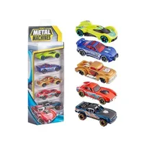 Zuru Vehiculo Metal Machines Autitos Surtidos X 5UNID Plastico 4+ Años Multicolor