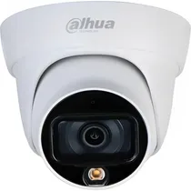 Câmera de Vigilância Dahua IP Dome DH-IPC-HDW1239T1-LED-S5 2MP - Branco/Preto