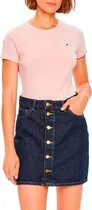 Camiseta Tommy Hilfiger WW0WW37857 Tio - Feminina