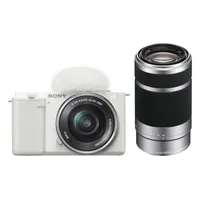 Camera Sony DSC ZV-E10 16-50MM + 55-210MM Branco
