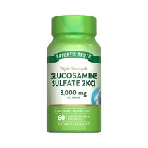 Vitamina Nature's Truth Glucosamine Sulfate 2KCI 3000MG 60 Cápsulas