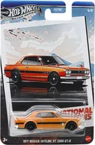 Carrinho Hot Wheels 1971 Nissan Skyline HT 2000 GT-R Silver Series Mattel - JBY89