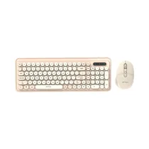 Teclado + Mouse Inalámbrico FTX FTXGK02 Dual-Mode Oro