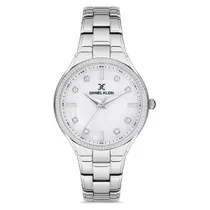 Relógio Analógico Feminino Daniel Klein DK.1.12714-1 Premium Ladies / Pulseira de Aço Inoxidável - Prata