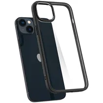 Case para iPhone 14 Spigen Case Crystal Hybrid ACS04681 - Matte Black