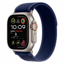 Apple Watch Ultra 2 MX4L3/FD - Bluetooth - Wi-Fi + e-Sim - 49MM - GPS - Natural Titanium/Blue Trail Loop