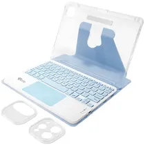 Capa + Teclado Magnético para iPad Pro de 11" 4LIFE FL11P360CTSB - SKY Blue (Inglês)