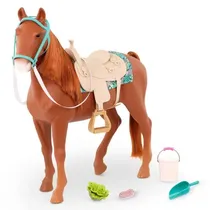 Battat Figura Caballo de Silla Americano de 20" Plastico + 3 Años Multicolor