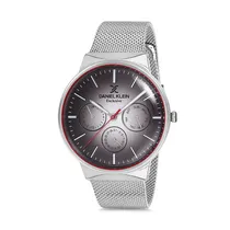 Relógio Analógico Masculino Daniel Klein Exclusive DK12132-3 - Prata