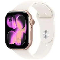 Apple Watch Series 11 46MM GPS MEV74LW/A Aluminum Rose Gold/Sport Band Light Blush M/L