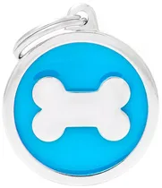 Medalha de Identificação Myfamily Círculo Grande CH17LIGHTBLUEBON - Azul