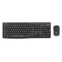 Kit Teclado + Mouse Sem Fio Logitech MK295 - Preto (Espanhol)