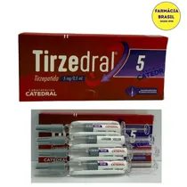 Tirzedral Tirzepatida 5MG – 4 Seringas Pré-Carregadas 2ML Total