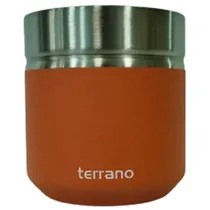Terrano Guampa Acero Doble Capa Folkie AC403050414 180ML Terracotta