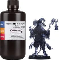 Resina Photopolymer para Impressora 3D Elegoo Abs Like 3.0 1KG - Smoky Black