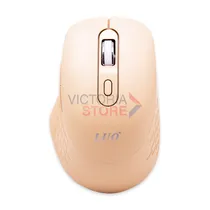 Mouse Dpi Sem Fio Wireless Optical Luo LU-3047 / 1600 Dpi / USB-A - Laranja Claro