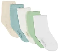 Meias para Bebês Orchestra ALAMR1-Ecr - Masculina (5 Pares)