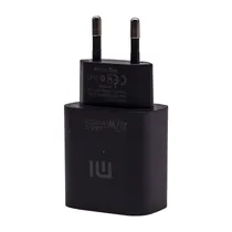 Carregador / Adaptador de Parede Xiaomi 67W USB-C / USB-A + Cabo USB-C / USB-C - Preto