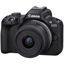 Camera Canon Eos R50 24.2MP Wi-Fi/Bluetooth com Lente RF-s 18-45 MM F4.5-6.3 Is STM - Preta