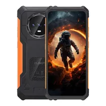 Celular Smartphone Cubot King Kong Es / 6GB / 128GB / 5100MAH / 6.56" / 16MP + 48MP / Dual Sim / Android 14 - Preto/ Laranja