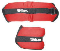 Halteres Pulseira Wilson 1.36KG/3LB PM0003 Vermelho (2 Peças)